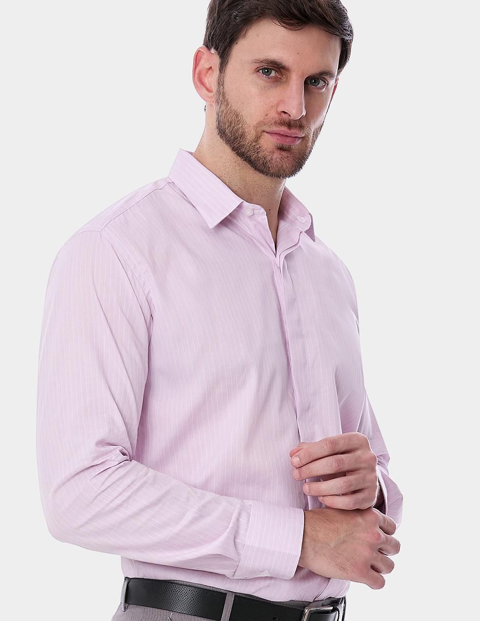 "camisa/sobrecamisa" formal vittorio forti "de" (si aplica) algodón "manga" larga "para hombre"