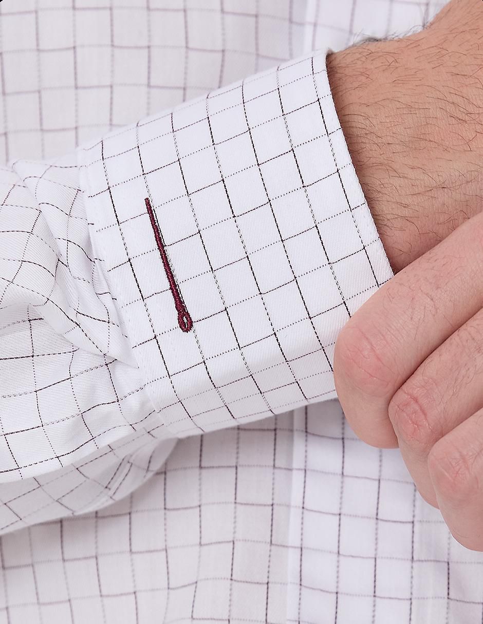 "camisa/sobrecamisa" formal vittorio forti "de" (si aplica) algodón "manga" larga "para hombre"