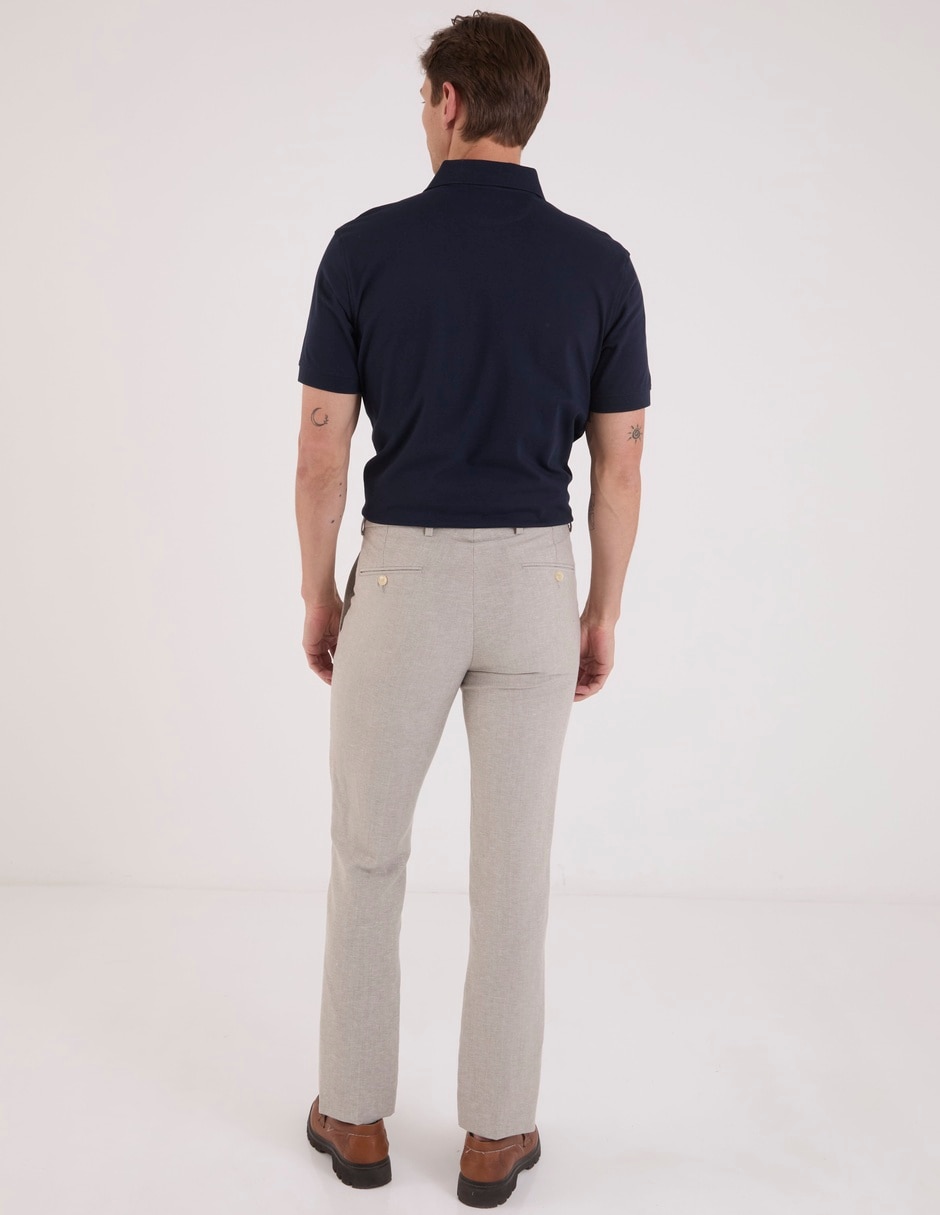 Pantalón business casual slim para hombre 6