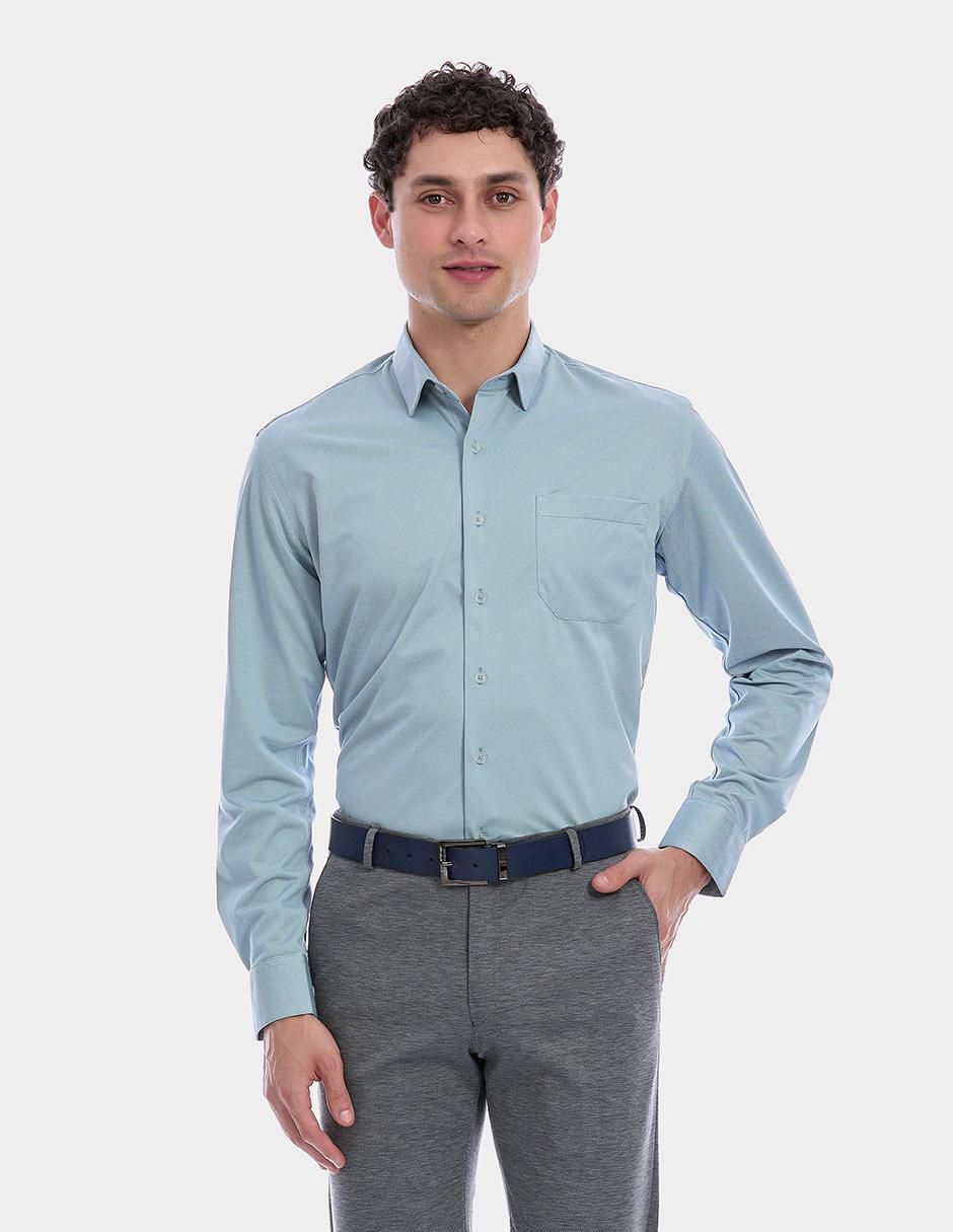 Camisa de vestir manga larga para hombre Camisa de vestir manga larga para hombre