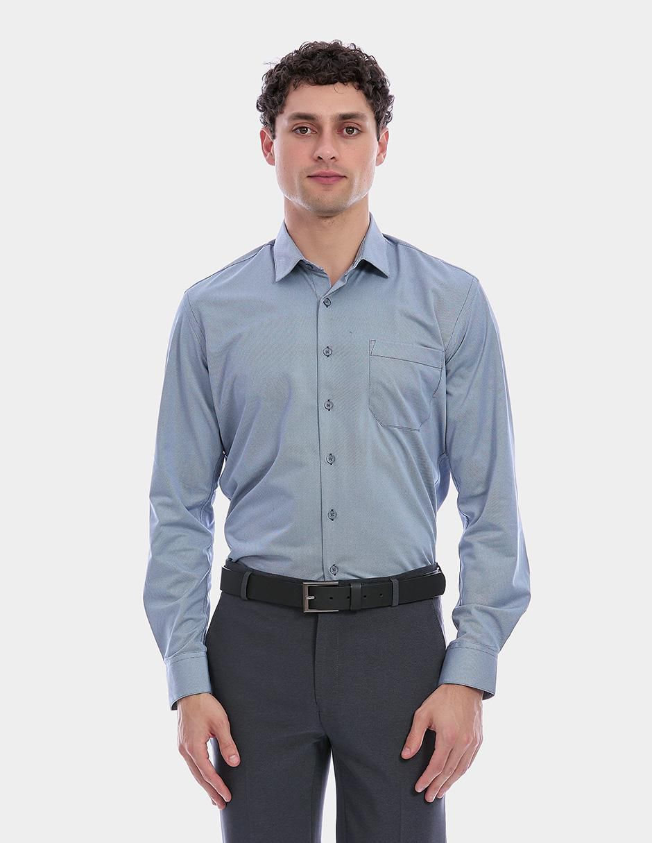 Camisa de vestir manga larga para hombre