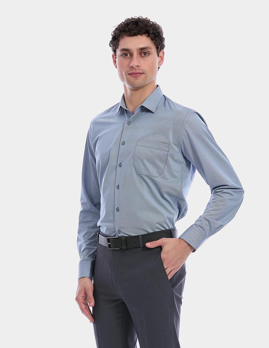 Camisa de vestir manga larga para hombre 2