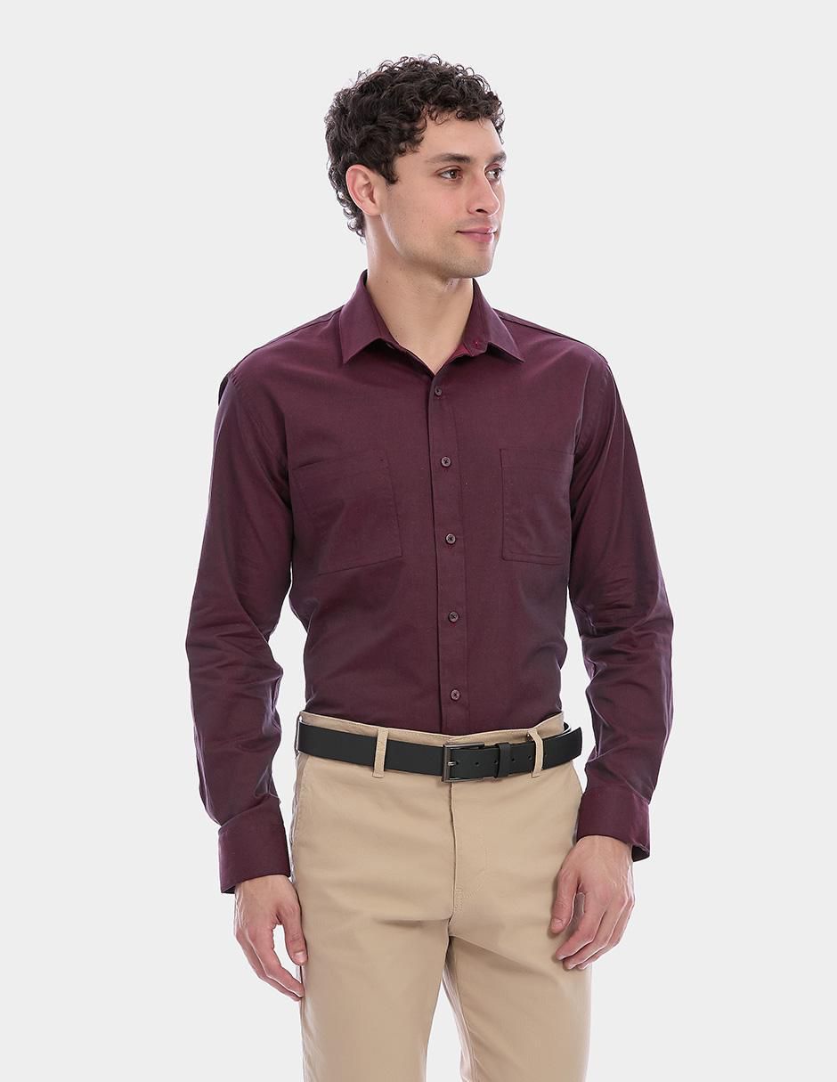 Camisa de vestir manga larga para hombre 3