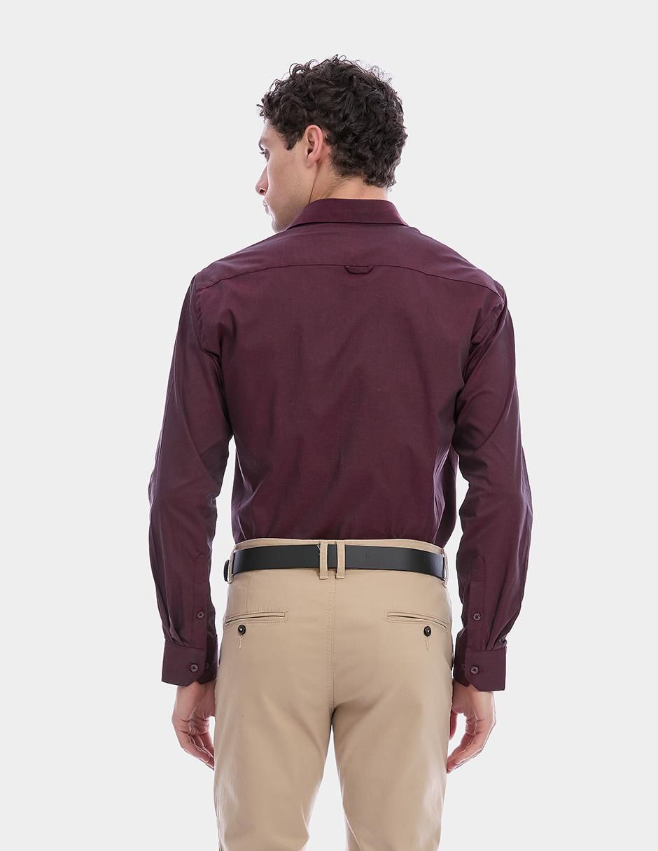 Camisa de vestir manga larga para hombre 4
