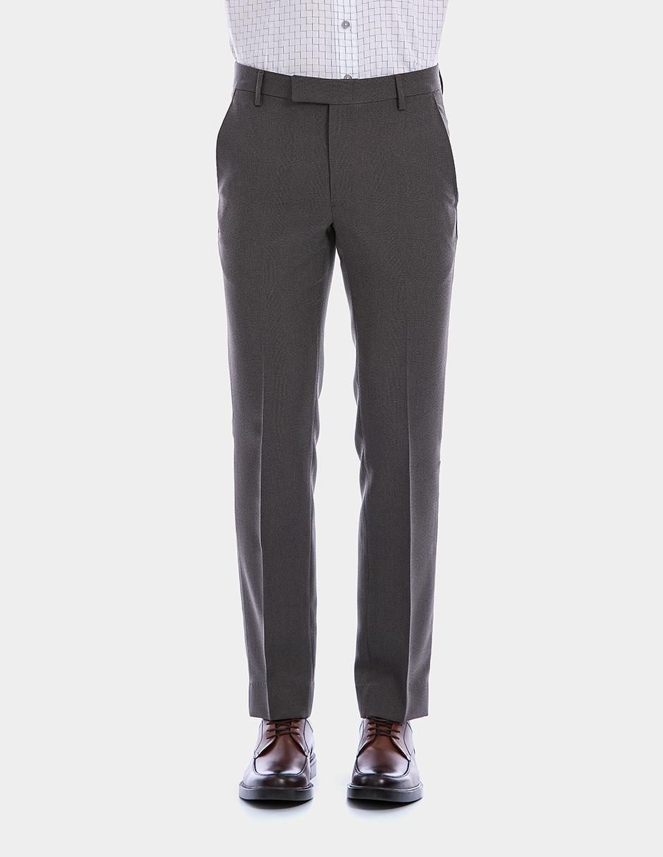 "pantalón" formal regular recto vittorio forti "de" poliéster "para hombre"