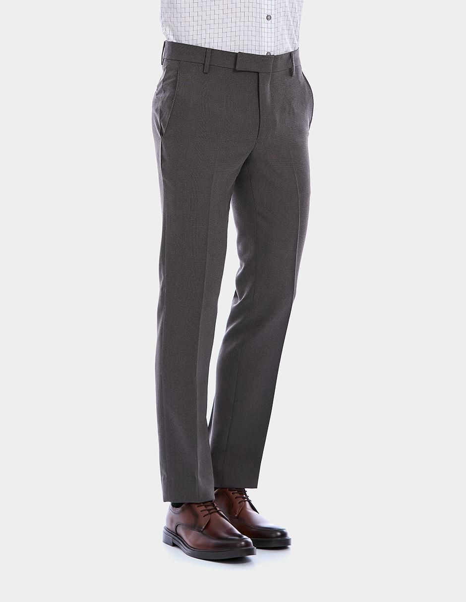 "pantalón" formal regular recto vittorio forti "de" poliéster "para hombre"