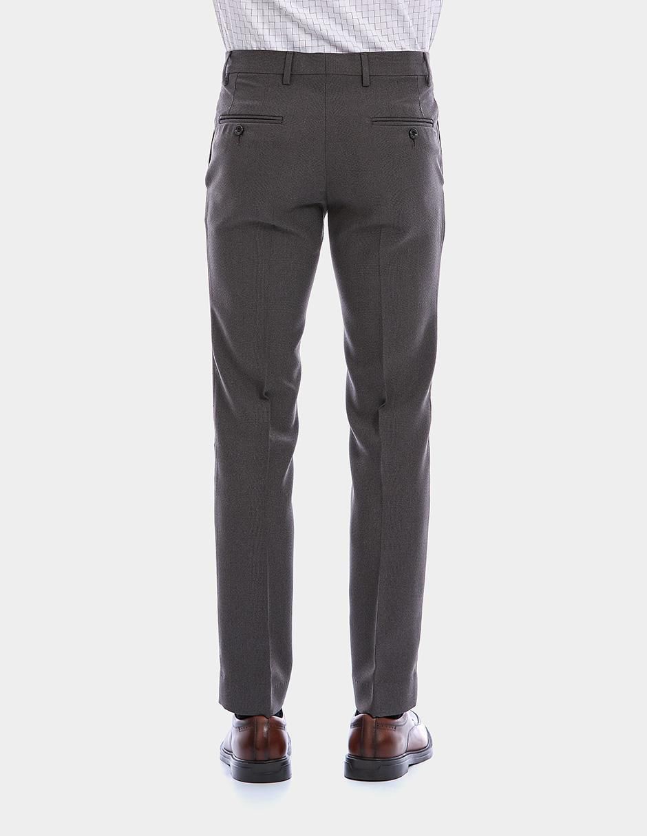 "pantalón" formal regular recto vittorio forti "de" poliéster "para hombre"