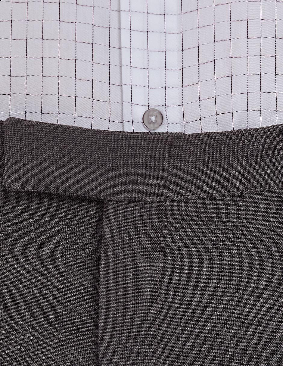 "pantalón" formal regular recto vittorio forti "de" poliéster "para hombre"