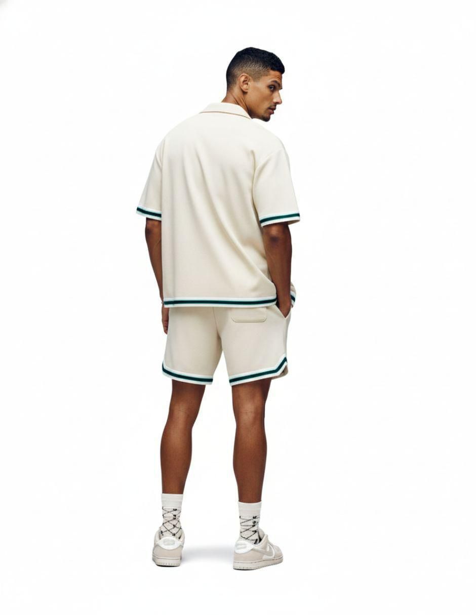Camisa casual de algodón manga corta para hombre 2